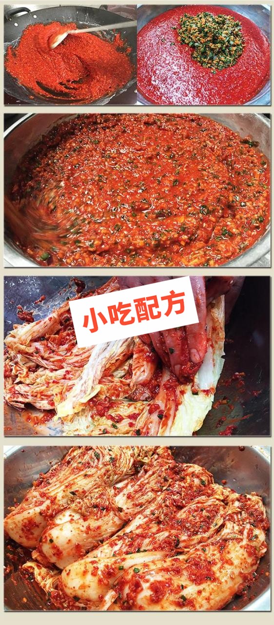 韩国辣白菜的做法和配方，正宗培训视频教程 辣白菜 第3张